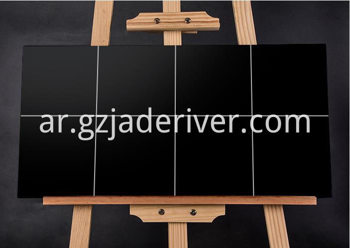 Black Square Mosaic Tile